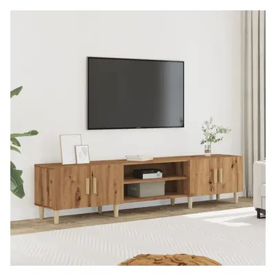 vidaXL TV skříňka dub artisan 180x31,5x40 cm kompozitní dřevo