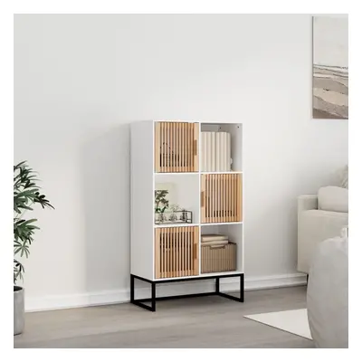 vidaXL Highboard bílý 70 x 35 x 125 cm kompozitní dřevo