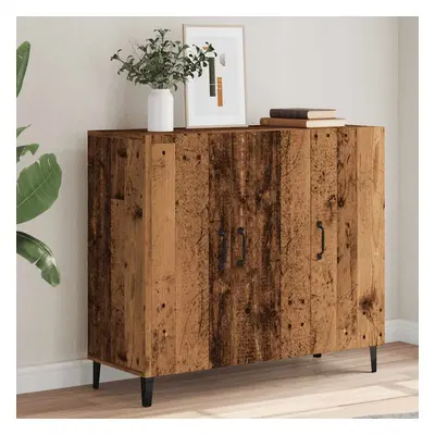 vidaXL Příborník old wood 90 x 34 x 80 cm kompozitní dřevo