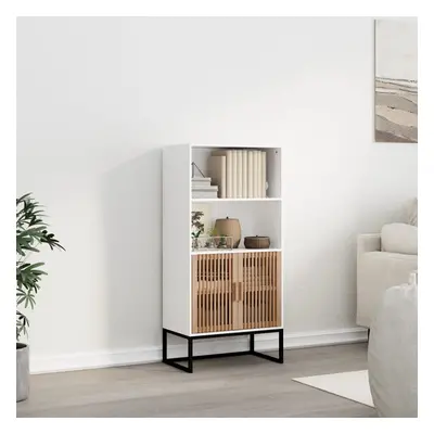 vidaXL Highboard bílý 60 x 35 x 125 cm kompozitní dřevo