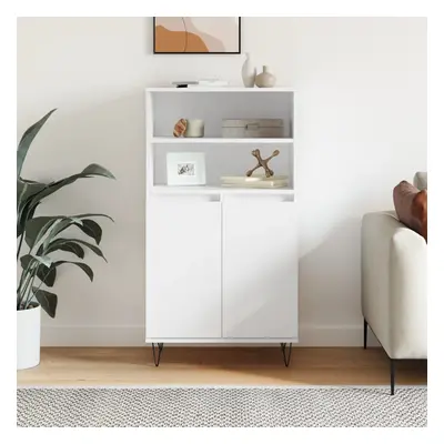 vidaXL Skříň highboard bílá 60 x 36 x 110 cm kompozitní dřevo