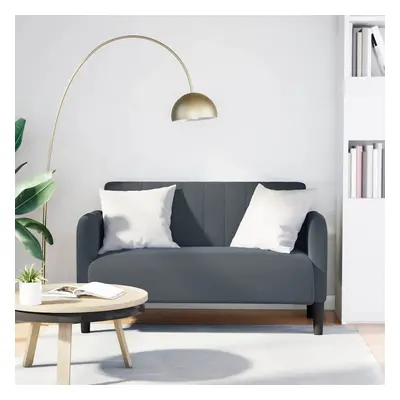 vidaXL Loveseat Sofa Tmavě šedá 109 cm samet