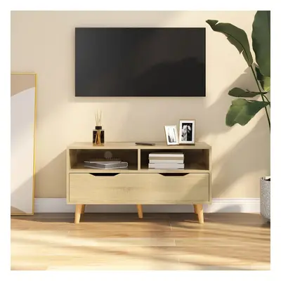 vidaXL TV skříňka dub sonoma 90 x 40 x 48,5 cm kompozitní dřevo