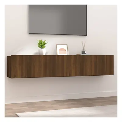 vidaXL TV skříňky 2 ks hnědý dub 80 x 30 x 30 cm kompozitní dřevo