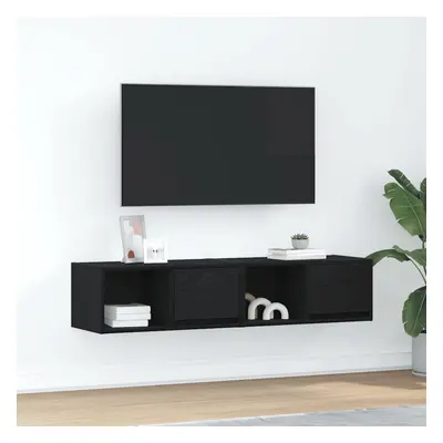 vidaXL TV skříňky 2 ks Dub černý 60x31x25,5 cm Dřevěné konstrukce