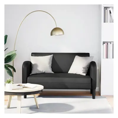 vidaXL Loveseat Sofa černá 110 cm umělá kůže