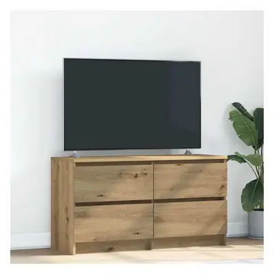 vidaXL TV skříňka dub artisan 100x35x54 cm kompozitní dřevo