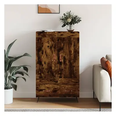 vidaXL Skříň highboard kouřový dub 69,5 x 31 x 115 cm kompozitní dřevo