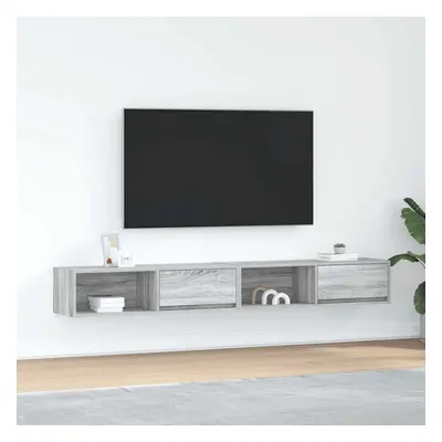 vidaXL TV skříňky 2 ks šedé sonoma 100x31x25,5 cm kompozitní dřevo