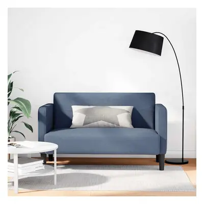 vidaXL Loveseat Sofa modré 109 cm manšestrová tkanina