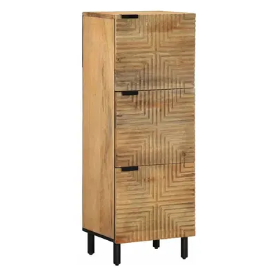 vidaXL Highboard Brown 40x33x110 cm Masivní dřevo Mango