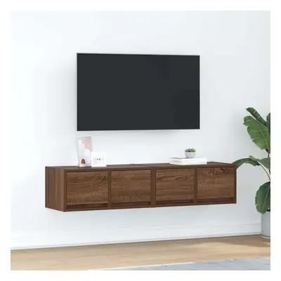 vidaXL TV skříňky 2 ks Hnědý dub 60x31x25,5 cm Dřevěná konstrukce