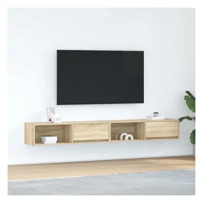 vidaXL TV skříňky 2 ks Dub Sonoma 100x31x25,5 cm Dřevěné konstrukce