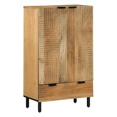 vidaXL Skříň highboard hnědý 60x33x100 cm masivní mangovníkové dřevo