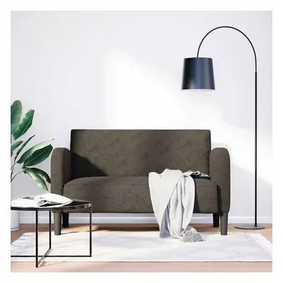 vidaXL Loveseat Sofa tmavě šedá 110 cm umělá kůže