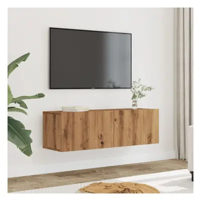 vidaXL TV skříňky nástěnné 2 ks dub artisan 100 x 30 x 30 cm