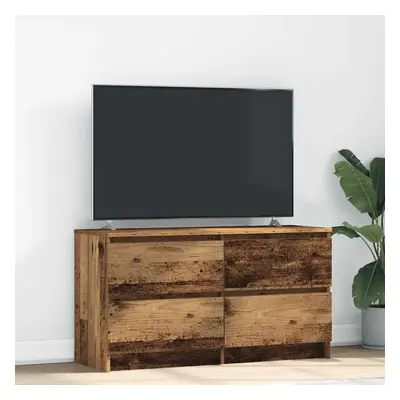 vidaXL TV stolek old wood 100x35x54 cm kompozitní dřevo