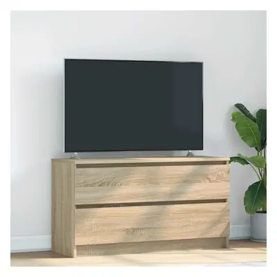 vidaXL TV skříňka dub sonoma 100x35x54 cm kompozitní dřevo