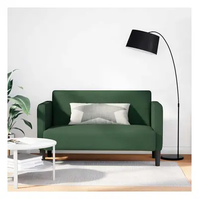 vidaXL Loveseat Sofa džungle zelená 109 cm manšestrová tkanina