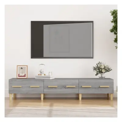 vidaXL TV skříňka šedá sonoma 150 x 34,5 x 30 cm kompozitní dřevo