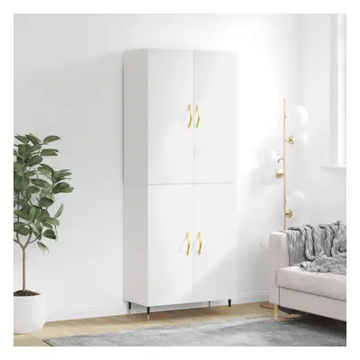 vidaXL Skříň highboard bílá 69,5 x 34 x 180 cm kompozitní dřevo