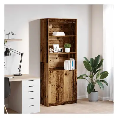 vidaXL Skříň highboard Staré dřevo 70x35x180 cm kompozitní dřevo