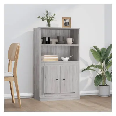 vidaXL Skříň highboard šedá sonoma 60 x 35,5 x 103,5 kompozitní dřevo