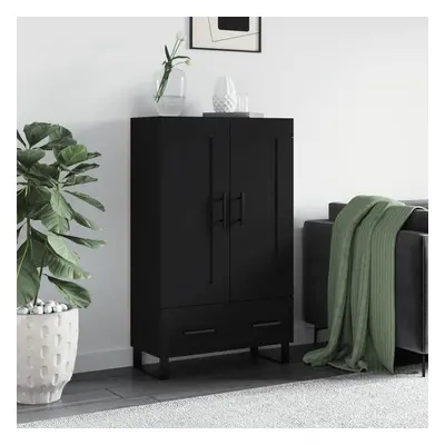 vidaXL Skříň highboard černá 69,5 x 31 x 115 cm kompozitní dřevo