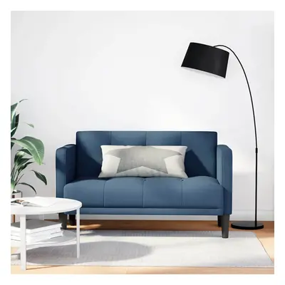 vidaXL Loveseat Sofa modrá 111 cm textil