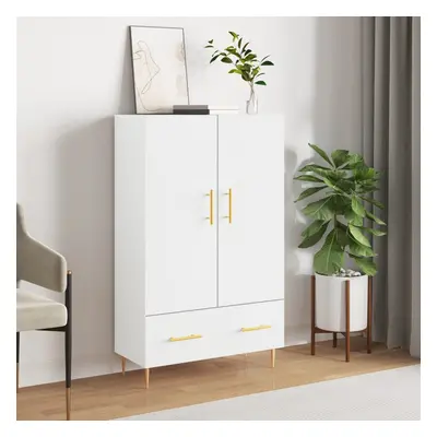 vidaXL Skříň highboard bílá 69,5 x 31 x 115 cm kompozitní dřevo