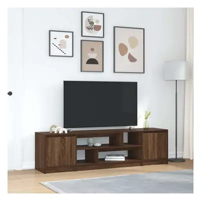 vidaXL TV skříňka hnědý dub 188,5x41x50 cm kompozitní dřevo