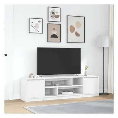 vidaXL TV skříňka bílá 188,5x41x50 cm kompozitní dřevo