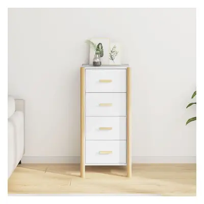 vidaXL Skříň highboard bílá 42 x 38 x 90 cm kompozitní dřevo