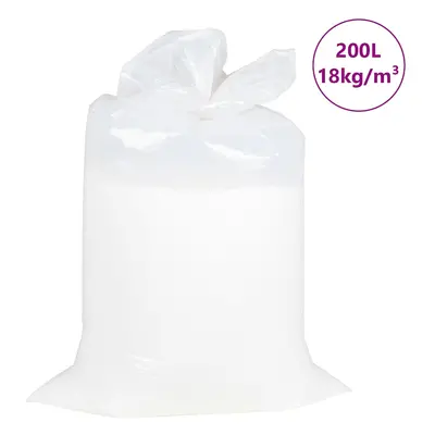 vidaXL Náplň do sedacího vaku EPS 200 l bílá 18 kg/m³