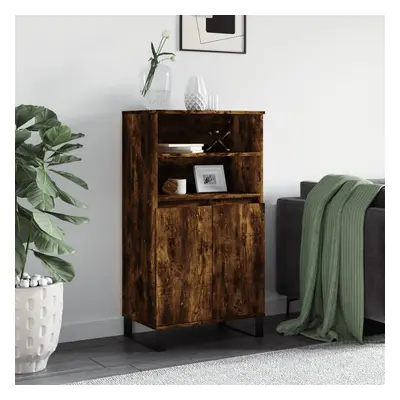 vidaXL Skříň highboard kouřový dub 60 x 36 x 110 cm kompozitní dřevo