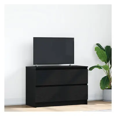 vidaXL TV skříňka černá 80x35x54 cm kompozitní dřevo