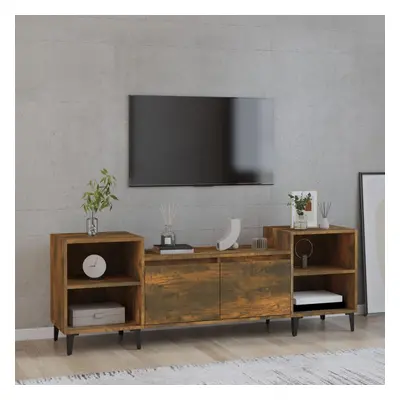 vidaXL TV skříňka kouřový dub 160x35x55 cm kompozitní dřevo