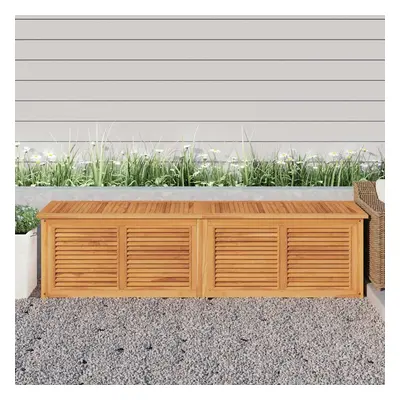 vidaXL Zahradní úložný box s vložkou 200 x 50 x 55 cm masivní teak