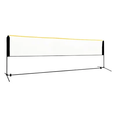 vidaXL Nastavitelná badmintonová síť 500 x 103 x 94–158 cm kov