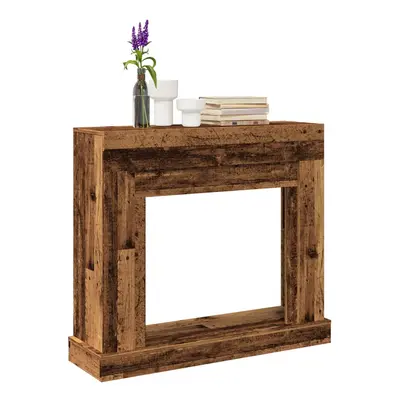 vidaXL Krbová obestavba old wood 100 x 30 x 87,5 cm kompozitní dřevo