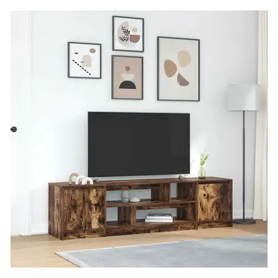 vidaXL TV skříňka kouřový dub 188,5x41x50 cm kompozitní dřevo