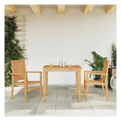 vidaXL Stohovatelné zahradní židle 2 ks 56,5x57,5x91 cm masivní teak