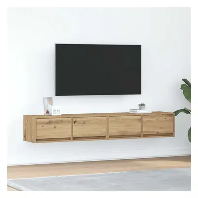 vidaXL TV skříňky 2 ks Dub Artisan 80x31x25,5 cm Dřevěné konstrukce