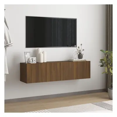 vidaXL TV skříňka hnědý dub 120x30x30 cm kompozitní dřevo