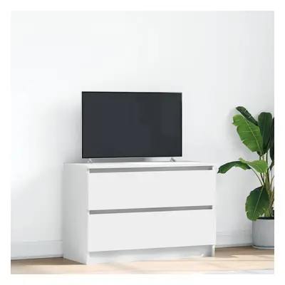 vidaXL TV skříňka bílá 80x35x54 cm kompozitní dřevo