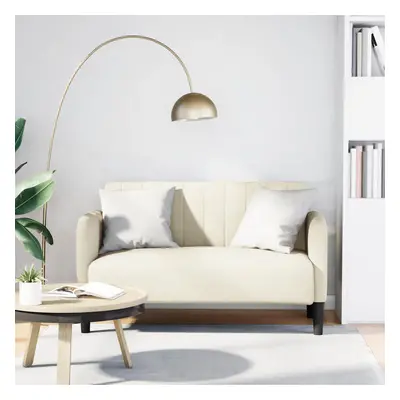 vidaXL Loveseat Sofa krémová 109 cm samet