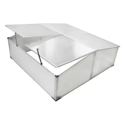 vidaXL Skleník 4 víčka 108 x 41 x 110 cm