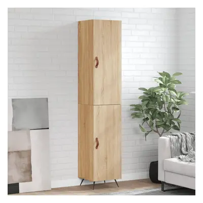 vidaXL Skříň highboard dub sonoma 34,5 x 34 x 180 cm kompozitní dřevo