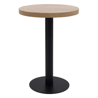 vidaXL Bistro stolek světle hnědý 60 cm MDF