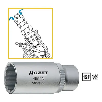 Nástrčná hlavice pro montáž vstřikovacích trysek HAZET 4555 N 8910000004555